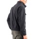 Vittorio Jacket With Elastic Waist-Black