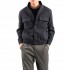 Vittorio Jacket With Elastic Waist-Black