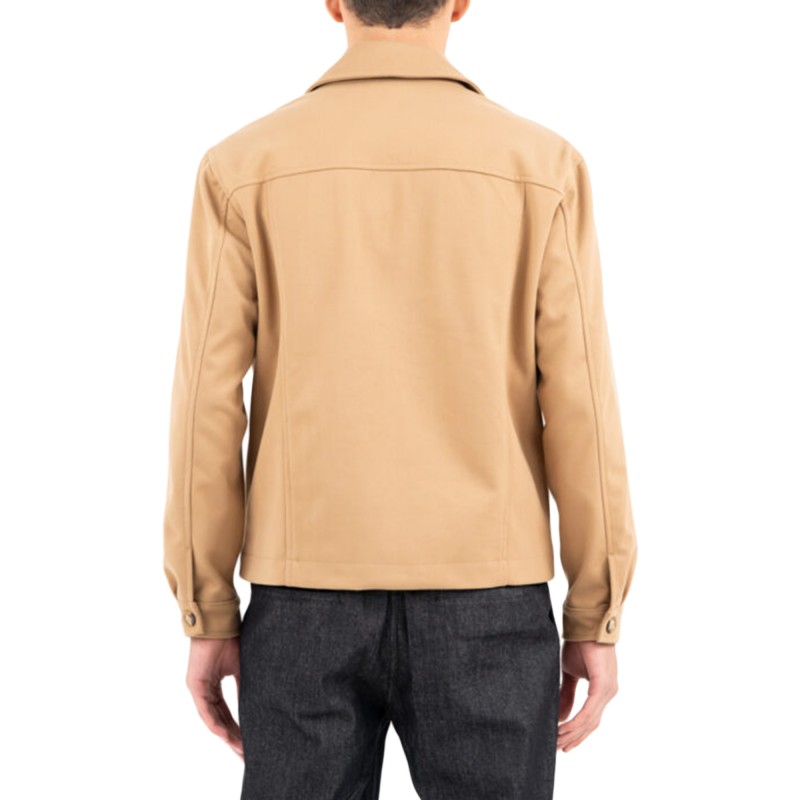 Vittorio Jacket With External Pockets-Brown