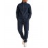 Vittorio Jacket Overshirt Zipper Closure-Navy