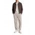 Vittorio Jacket Suede Button Closure-Brown