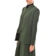 Semiology Mao Tweed Overshirt-Green