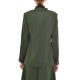 Semiology Mao Tweed Overshirt-Green