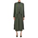 Semiology Mao Tweed Overshirt-Green