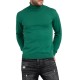 Vittorio Basic Turtleneck Sweater-Forest Green Vittorio Basic Turtleneck Sweater-Forest Green