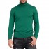 Vittorio Basic Turtleneck Sweater-Forest Green