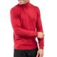 Vittorio Basic Turtleneck Sweater In Viscose Fabric-Red