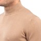 Vittorio Basic Lupeto Sweater In Viscose Fabric-Taba Vittorio Basic Lupeto Sweater In Viscose Fabric-Taba