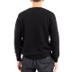 Vittorio Sweater Knitted Neckline-Black