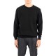 Vittorio Sweater Knitted Neckline-Black
