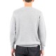 Vittorio Sweater Knitted Neckline-Light Grey