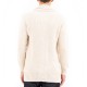 Vittorio Cardigan Jacket With Smokin Collar And External Pockets-Beige