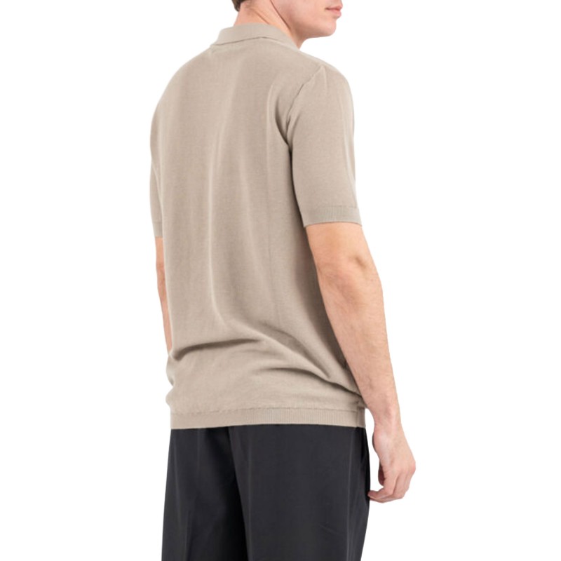 Vittorio Polo Knitted Shirt In Pique Knit-Mint