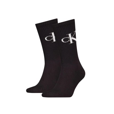 Calvin Klein Socks CK Logo 2 Pairs-Black