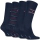 Tommy Hilfiger Socks 4 Pairs Gift Box-Navy Tommy Hilfiger Socks 4 Pairs Gift Box-Navy