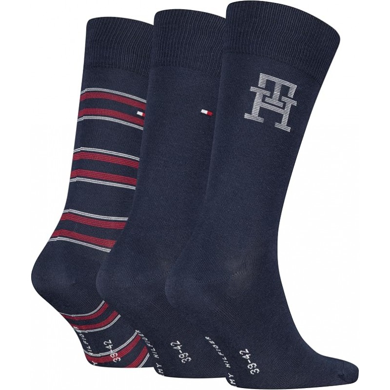Tommy Hilfiger Socks 3 Pairs Gift Box-Navy Tommy Hilfiger Socks 3 Pairs Gift Box-Navy