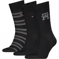 Tommy Hilfiger Socks 3 Pairs Gift Box-Black