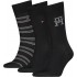 Tommy Hilfiger Socks 3 Pairs Gift Box-Black