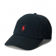 Polo Ralph Lauren Cotton Chino Baseball Cap-Polo Black