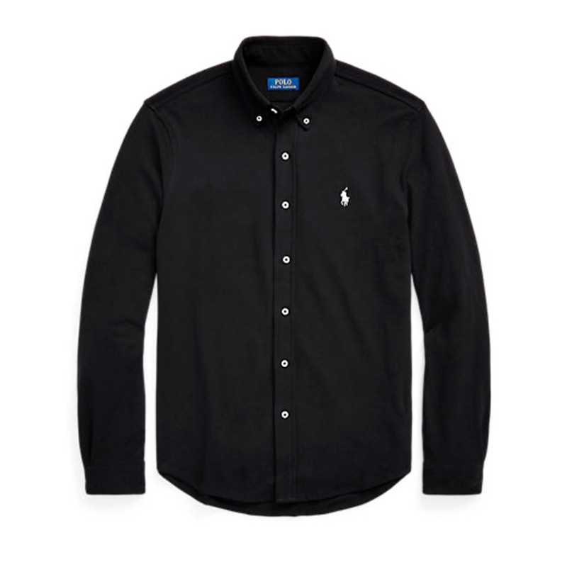 Polo Ralph Lauren Featherweight Mesh Shirt-Black