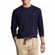 Polo Ralph Lauren Classic Fit Long Sleeved Jersey T-Shirt-Navy
