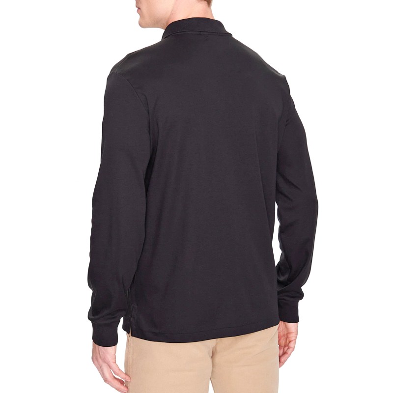 Polo Ralph Lauren Custom Slim Fit Polo LSL-Polo Black Polo Ralph Lauren Custom Slim Fit Polo LSL-Polo Black