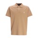 Polo Ralph Lauren Slim Fit Mesh Polo Shirt-Cafe Tan