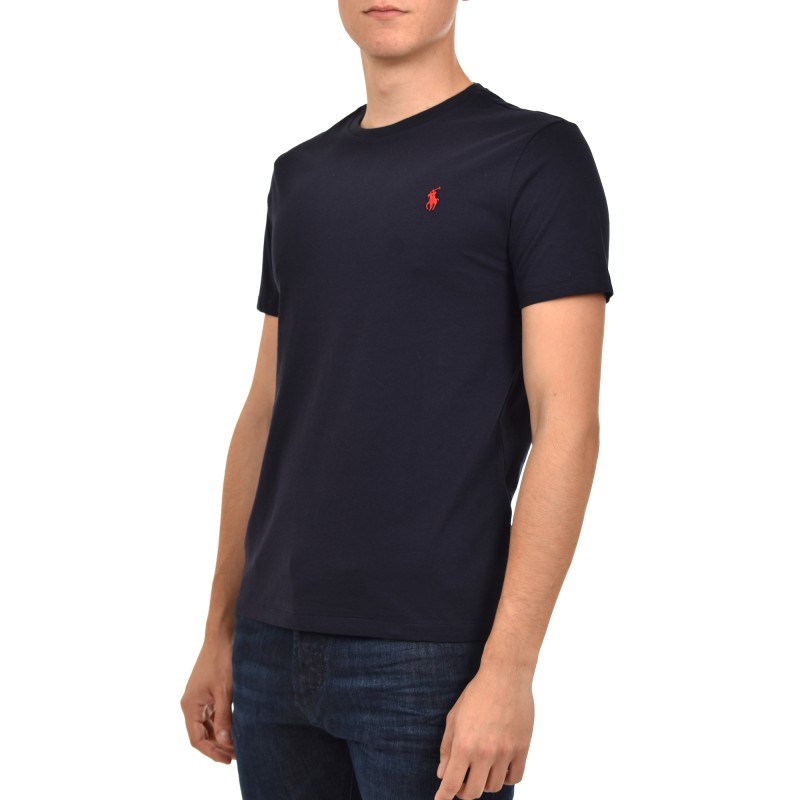 Polo Ralph Lauren T-Shirts SSL BSR Custom Slim Fit-Ink Polo Ralph Lauren T-Shirts SSL BSR Custom Slim Fit-Ink