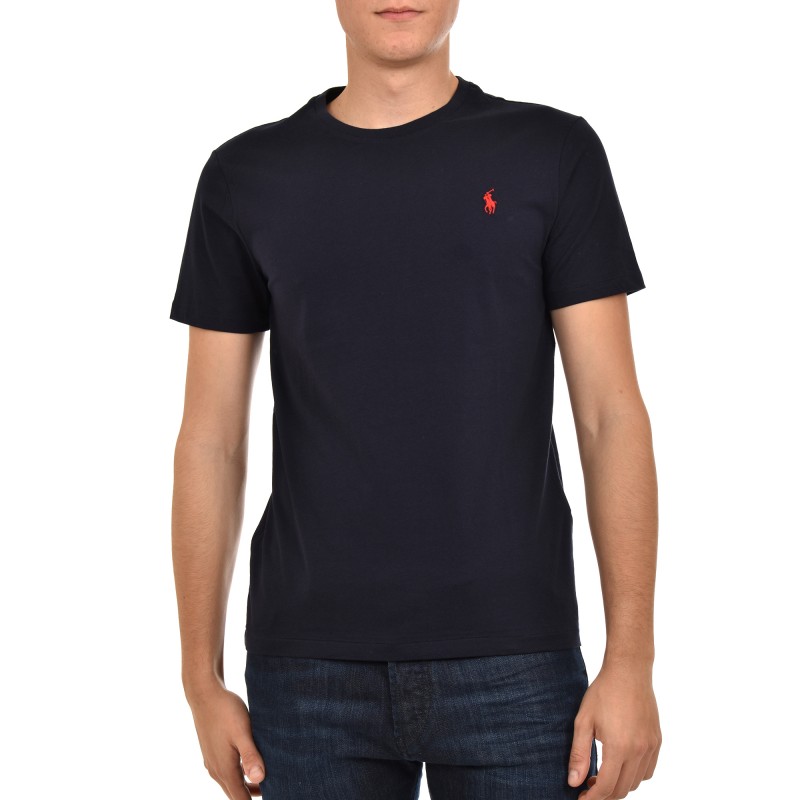 Polo Ralph Lauren T-Shirts SSL BSR Custom Slim Fit-Ink Polo Ralph Lauren T-Shirts SSL BSR Custom Slim Fit-Ink
