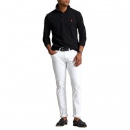 Polo Ralph Lauren Polo Core Replen Custom Slim Fit LSL-KNT-Black