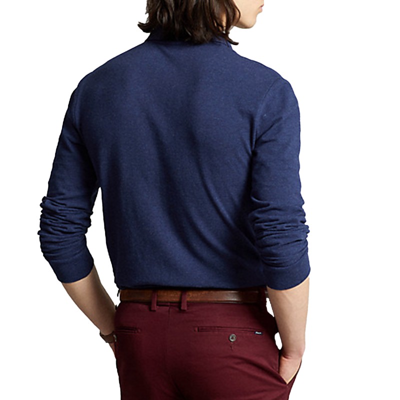 Polo Ralph Lauren Polo Core Replen Custom Slim Fit LSL-KNT-Blue