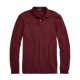 Polo Ralph Lauren Long Sleeve Knit Polo Shirt-Spring Wine Heather