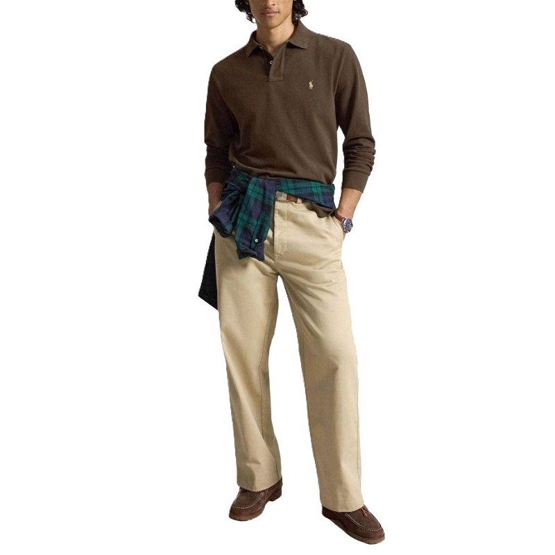 Polo Ralph Lauren Polo Core Replen Custom Slim Fit-Brown Polo Ralph Lauren Polo Core Replen Custom Slim Fit-Brown