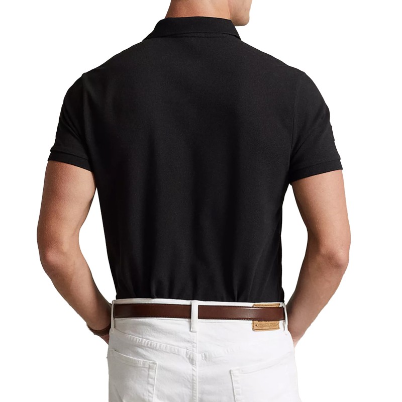Polo Ralph Lauren Polo Shirt Big Pony Custom Slim Fit-Black