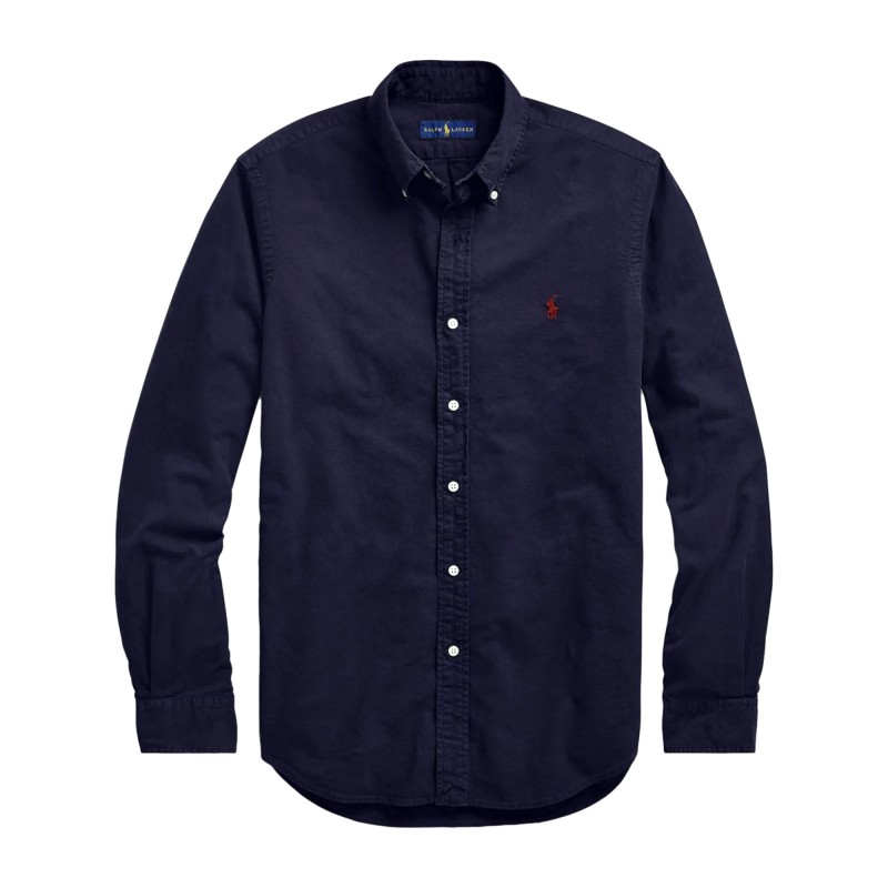 Polo Ralph Lauren Slim Fit Shirt Core Replen-Navy Polo Ralph Lauren Slim Fit Shirt Core Replen-Navy