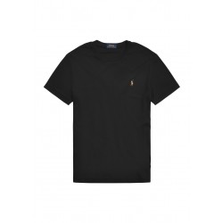 Polo Ralph Lauren Soft Cotton T-Shirt Custom Slim Fit-Black