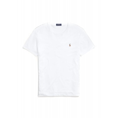 Polo Ralph Lauren Soft Cotton T-Shirt Custom Slim Fit-White