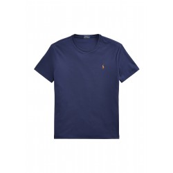 Polo Ralph Lauren Soft Cotton T-Shirt Custom Slim Fit-French Navy