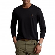 Polo Ralph Lauren Blouse In Soft Cotton Custom Slim Fit-Black