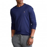 Polo Ralph Lauren Blouse In Soft Cotton Custom Slim Fit-Navy