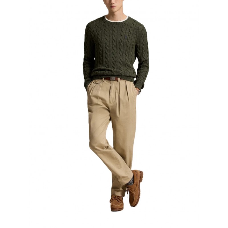 Polo Ralph Lauren Sweater Cable Knit-Olive