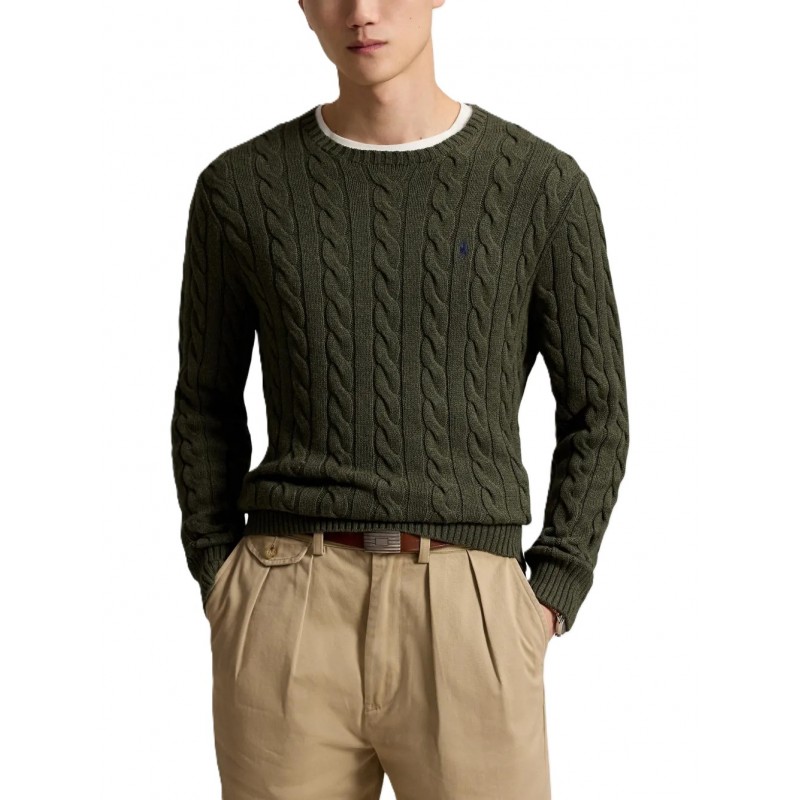 Polo Ralph Lauren Sweater Cable Knit-Olive