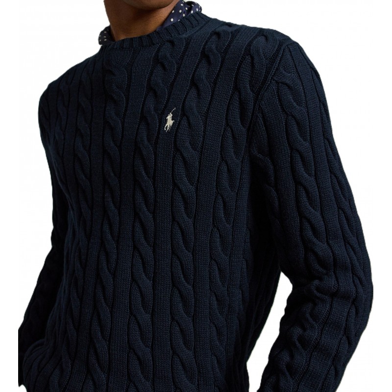 Polo Ralph Lauren Sweater Cable Knit-Navy