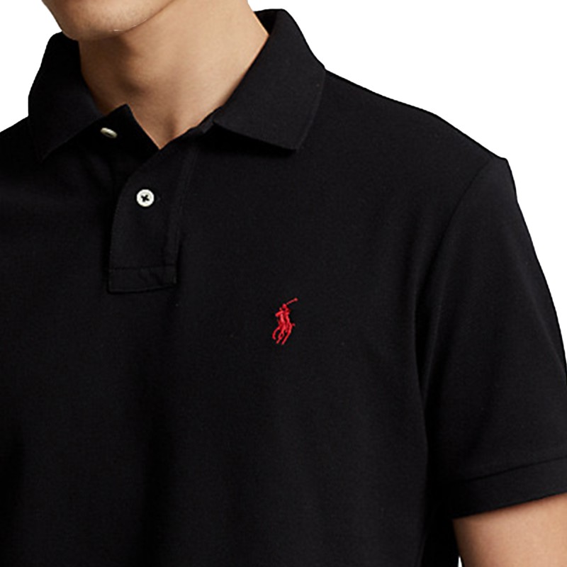Polo Ralph Lauren Polo Core Replen Slim Fit Mesh SSL-KNT-Black
