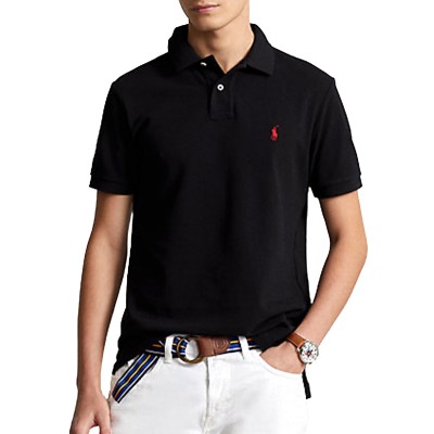 Polo Ralph Lauren Polo Core Replen Slim Fit Mesh SSL-KNT-Black