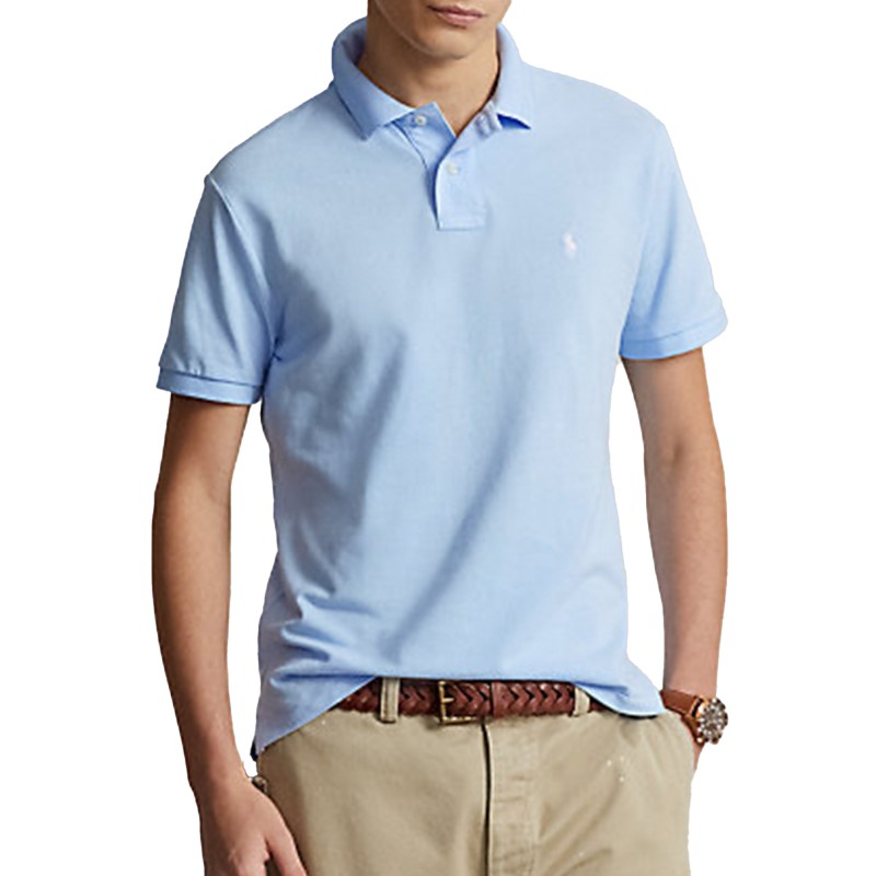 Polo Ralph Lauren Polo Core Replen Slim Fit Mesh SSL-KNT-Elite Blue