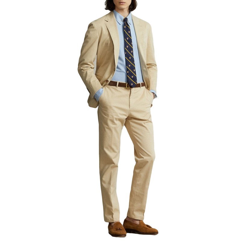 Polo Ralph Lauren Shirt Oxford Custom Fit-Blue Polo Ralph Lauren Shirt Oxford Custom Fit-Blue