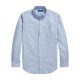 Polo Ralph Lauren Shirt Oxford Custom Fit-Blue Polo Ralph Lauren Shirt Oxford Custom Fit-Blue