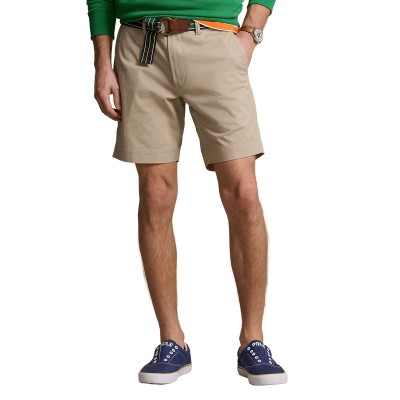 Polo Ralph Lauren Shorts Chino 20.5 cm Stretch Straight Fit-Khaki Tan