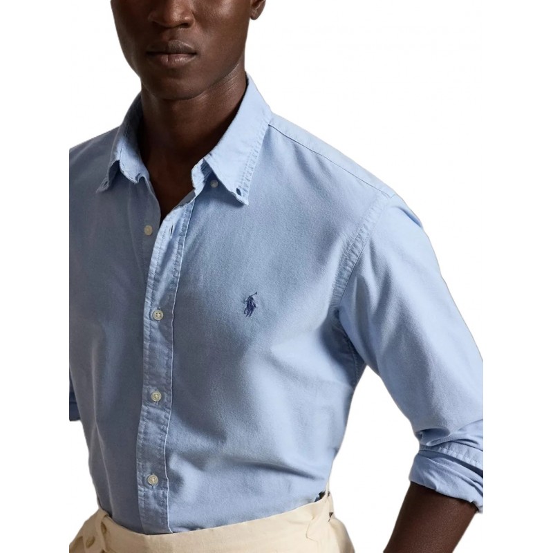 Polo Ralph Lauren Shirt Custom Fit Oxford-Blue